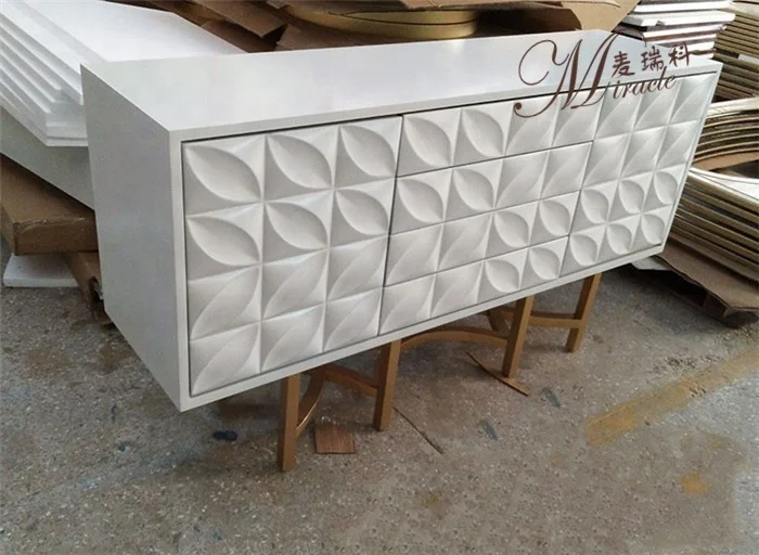 Living room decor furniture 3 doors console side wall cabinet