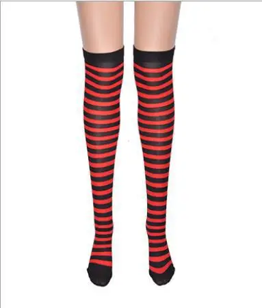 Women Multi Neon Color Fancy Design Thigh High Over the Knee Socks Stockings