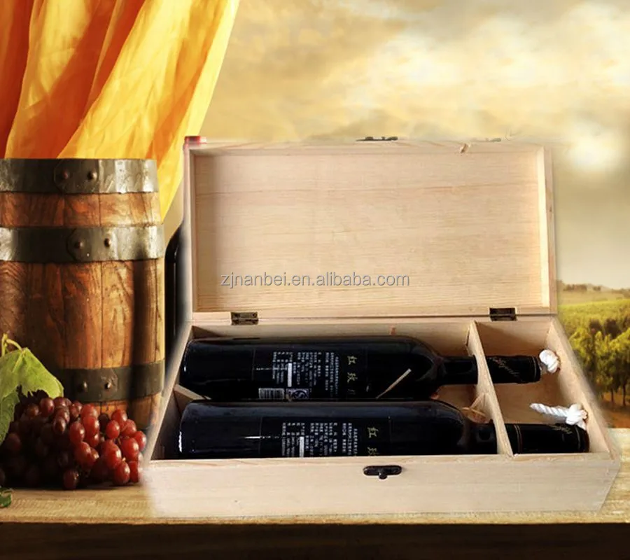 2024 Wood boxes wholesale for custom brand names of red wines packaging