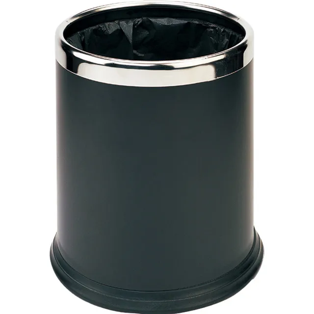 GNF Open-top Double-layer Steel Dustbin round Room Waste Bin Good Price Good Quality