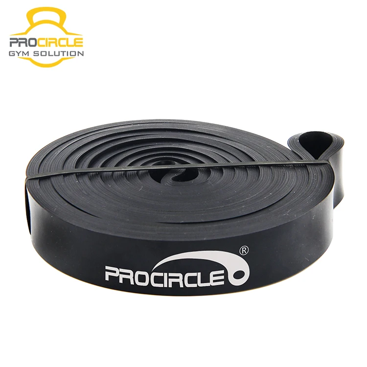 Procircle цветные латексные тренировочные ленты с логотипом на заказ