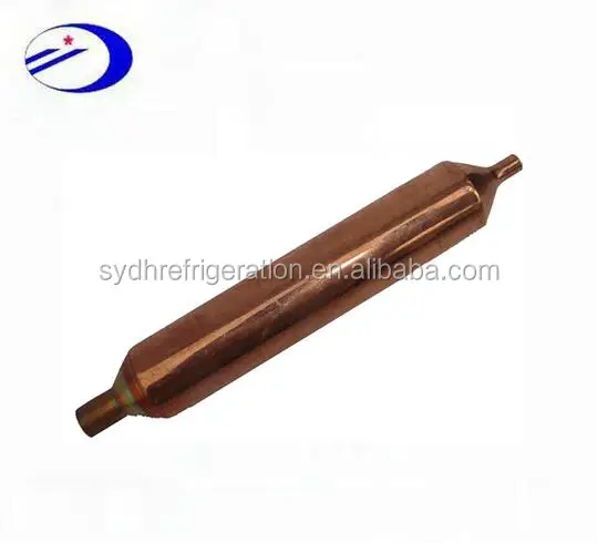 single outlet copper dry filter freezer refrigerator dry filters 19mmOD *120mm