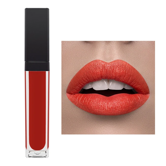 
Wholesale matte lip gloss with no labels long lasting private label glitter lip gloss 