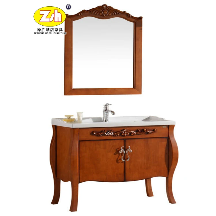 Hotel Waterproof wood vanity hotel bathroom cabinet bathroom vanity Z E205