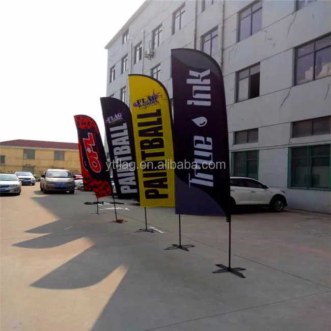 10 feet feather flag banner