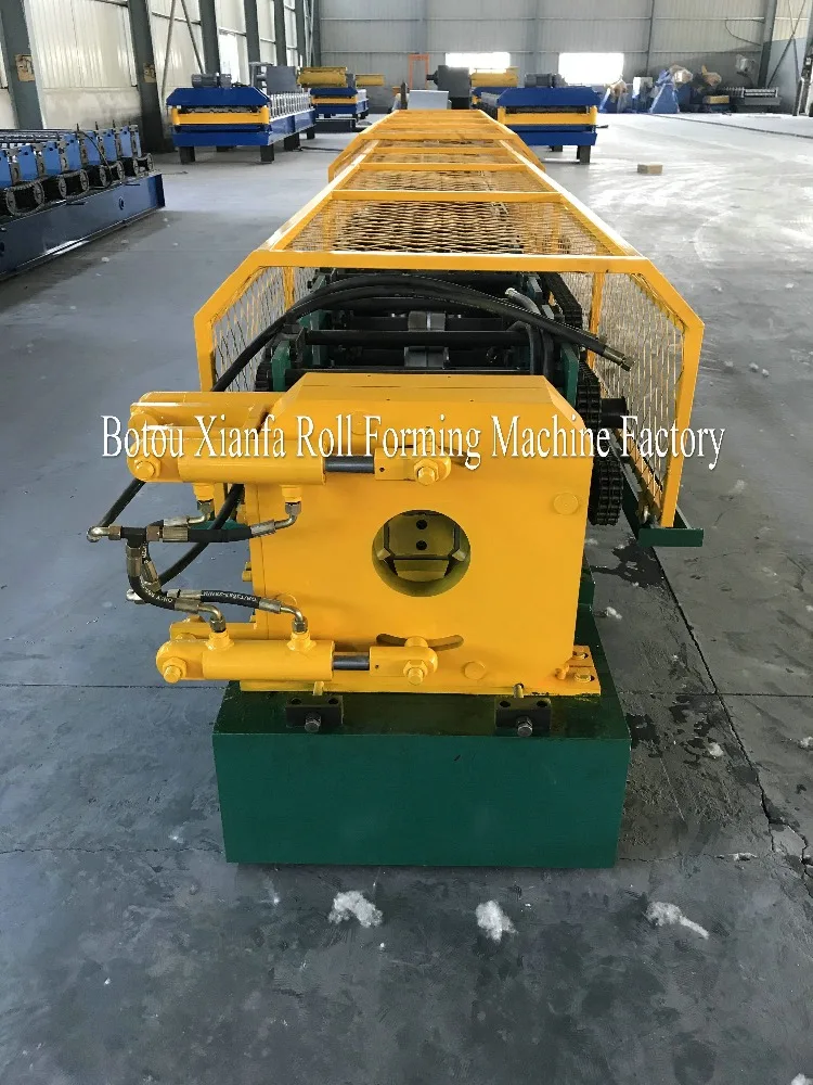 roof rain steel iron downpipe roll forming machine downspout