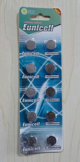 1.5V Lr44 G13 Button Cell Batteries LR44 AG13 A76 Alkaline Watch & Toys Battery