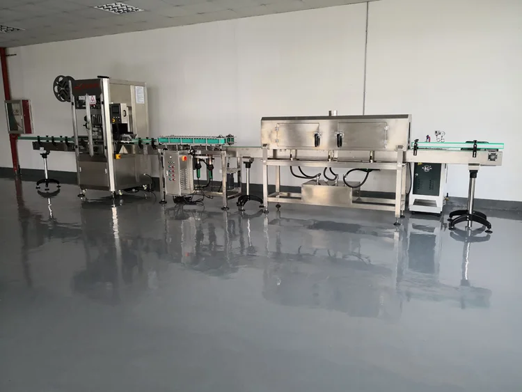 
Bottle cap label seal shrink wrapper machine for shrink PVC/OPS/PET labels with shrink tunnel 