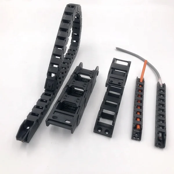 Shandong Zhongde  Customized Plastic cable drag chain  for Electronic Equipment