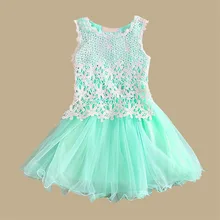 High Quality Autumn Baby Girl Dress Bebe Tutu Lace Flower Dress for Girl Infant for children