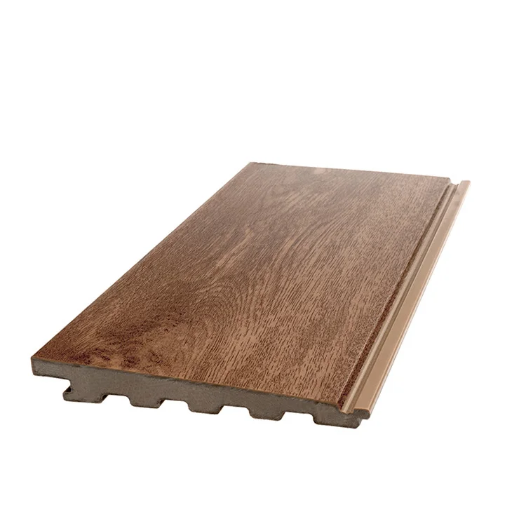 Wpc/Pvc Villa House Outdoor Exterio Wood Composite Cladding And Facade Wall Siding