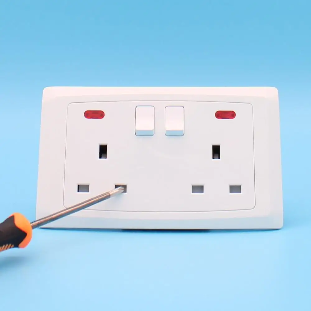 Double sockets wall sockets and switches electrical switch socket