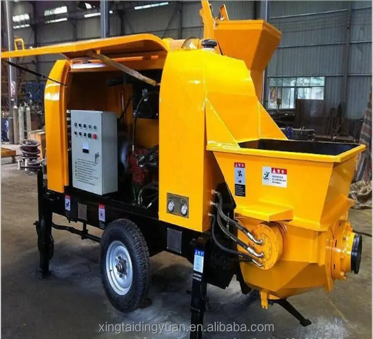 high quality! 30m3/h Diesel Engine Trailer Concrete Pump for sale with CE Certificated