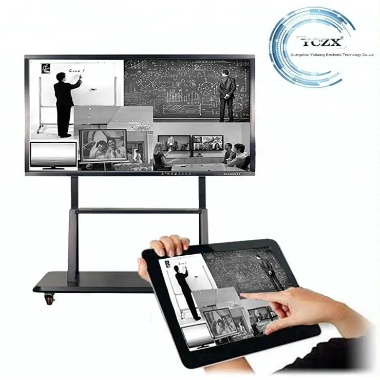 55' cheap high quality IR smart touchscreen board all in one touch pc Interactive Flat Panel