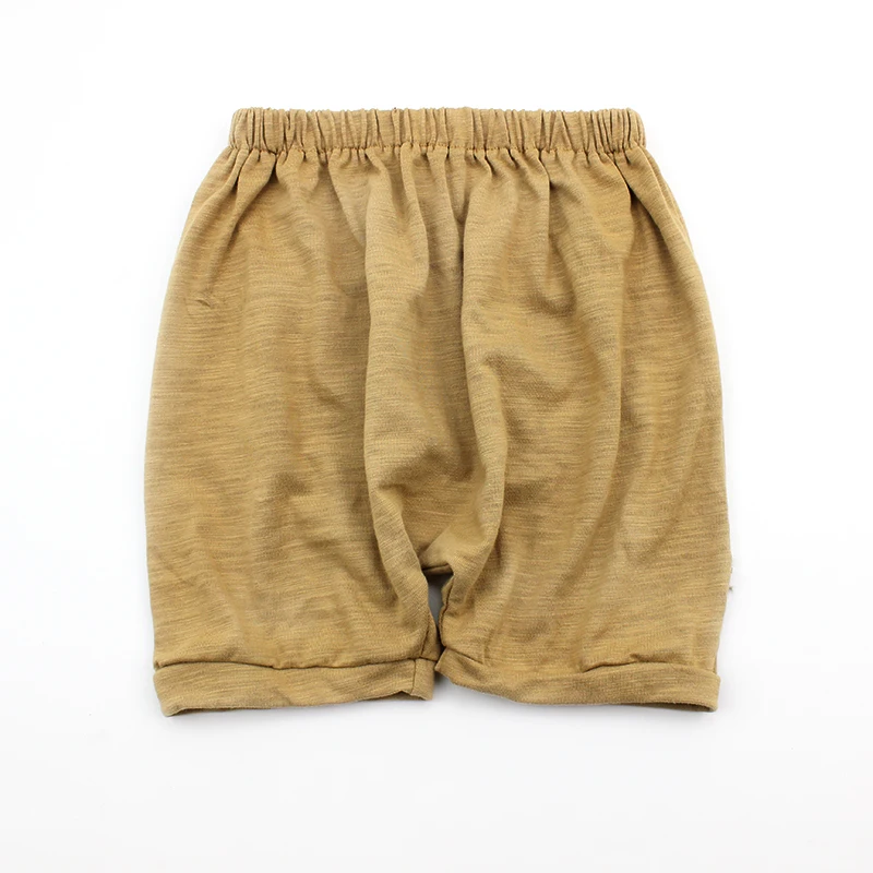 2023 hot sale  Bamboo Cotton Handmade Unisex Toddler Kids Clothing Baggy Design girl shorts