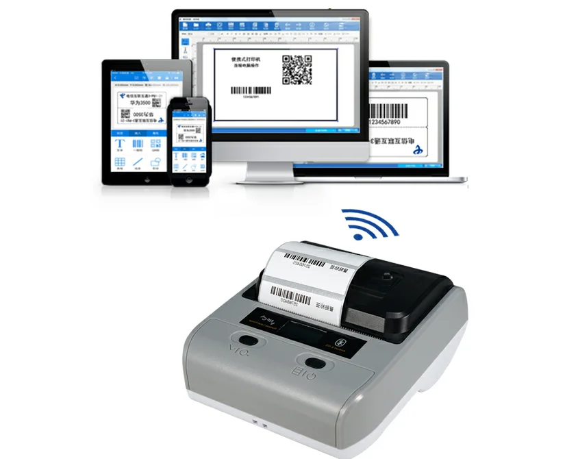 PUTY чековый принтер 80 мм мини дешевый тепловой