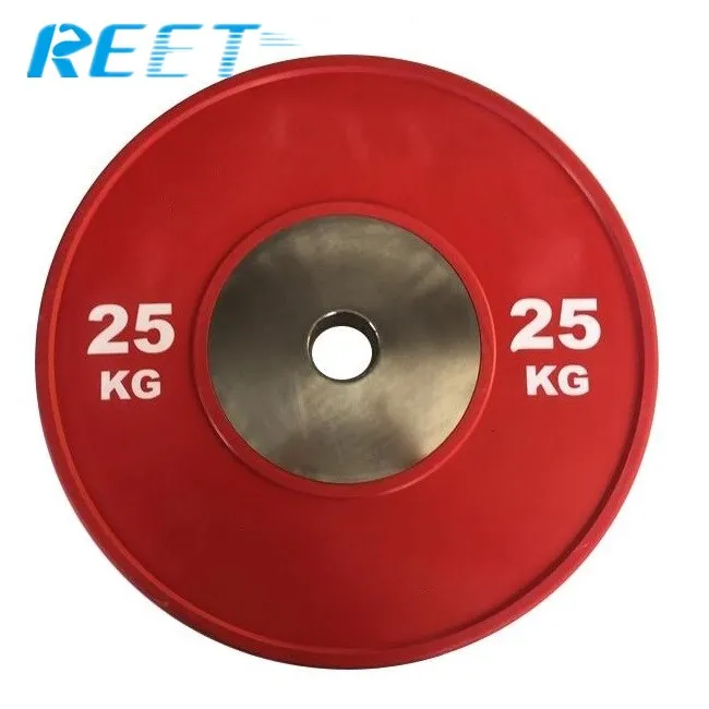 Цветные резиновые бамперы для соревнований в тренажерном зале