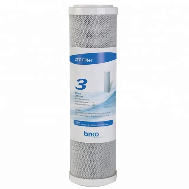 10-дюймовый CTO картридж фильтра с активированным углем картридж фильтра