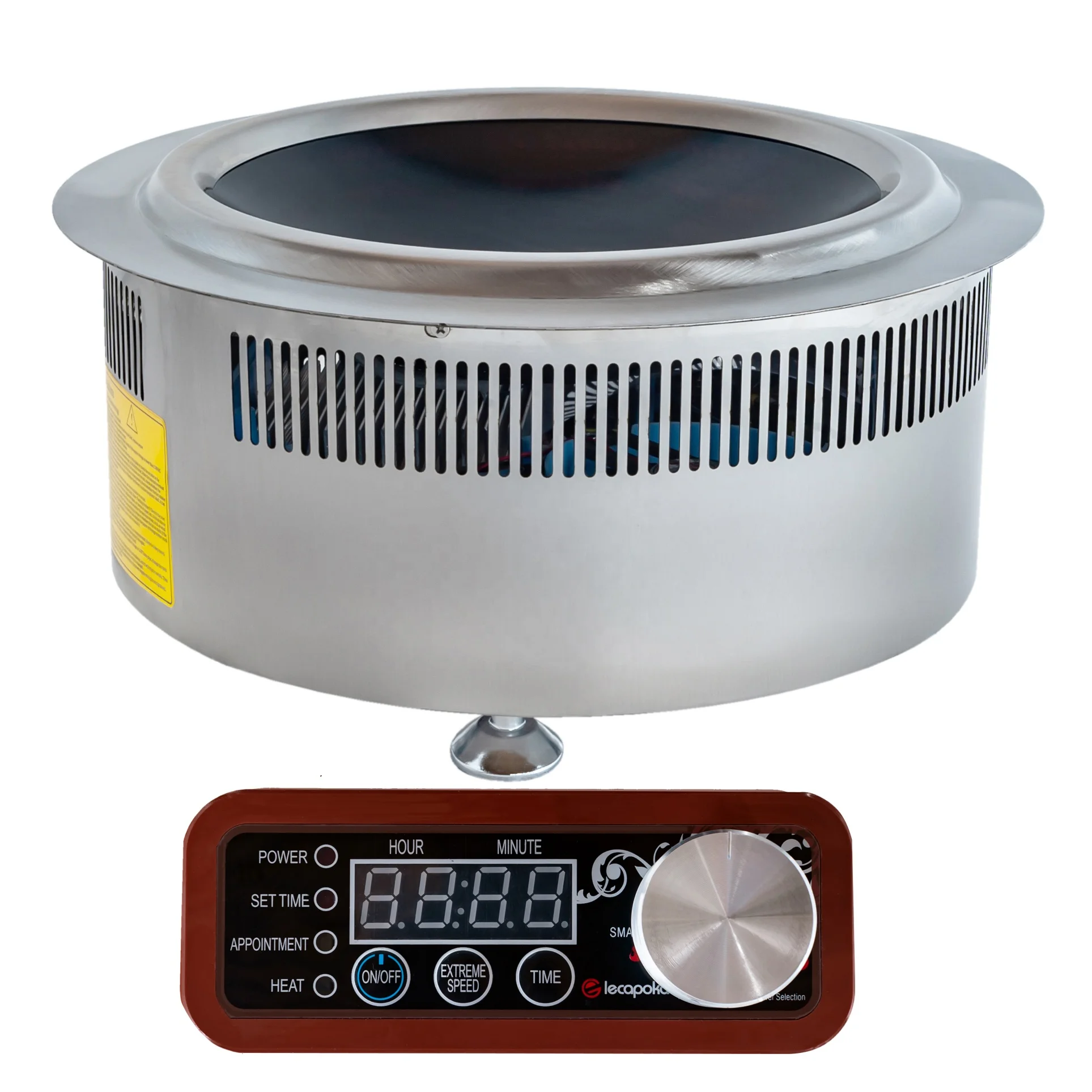 Cheap and Fine 220V 3500W Stainless Steel Built-in Timing Shutdown Restaurant Stove