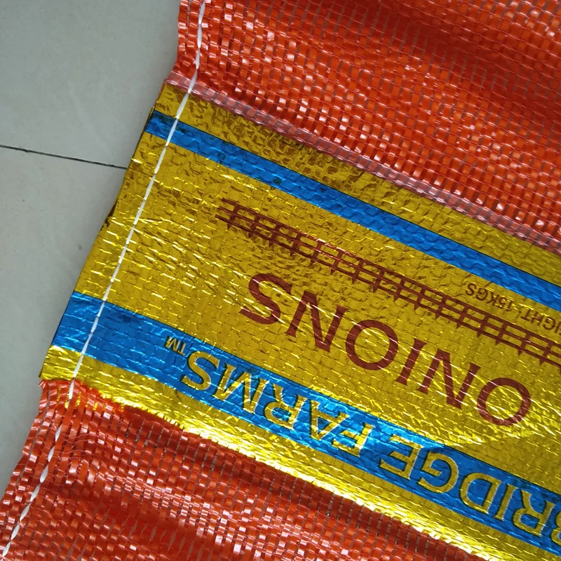 Wholesale UV treated high quality 20 kg onion pp leno mesh bag