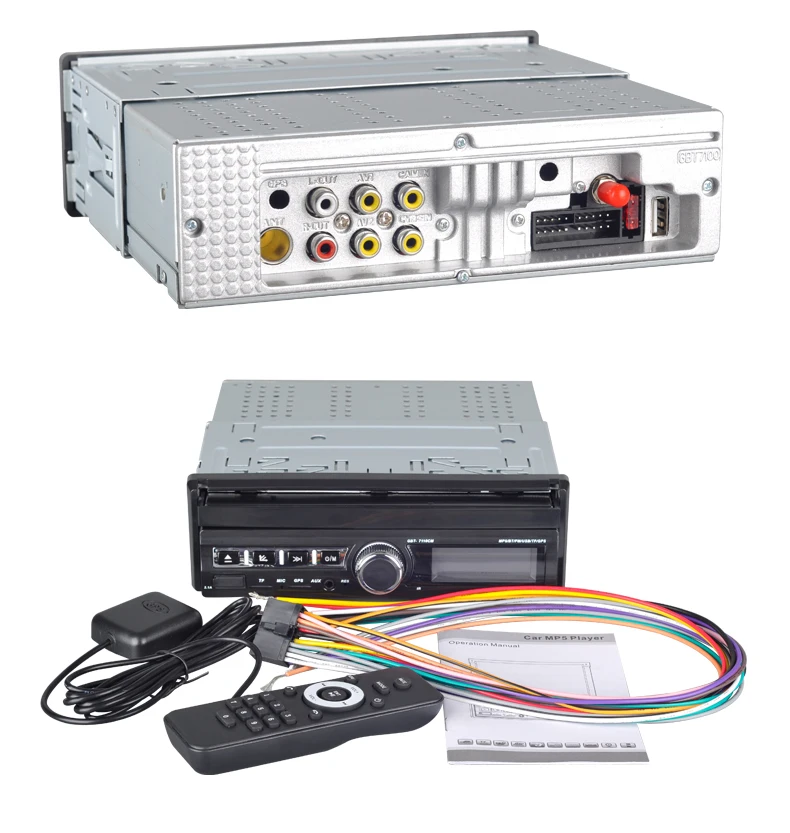 New Single Din 7inch Car DVD Player With FM USB Mirror link Option GPS