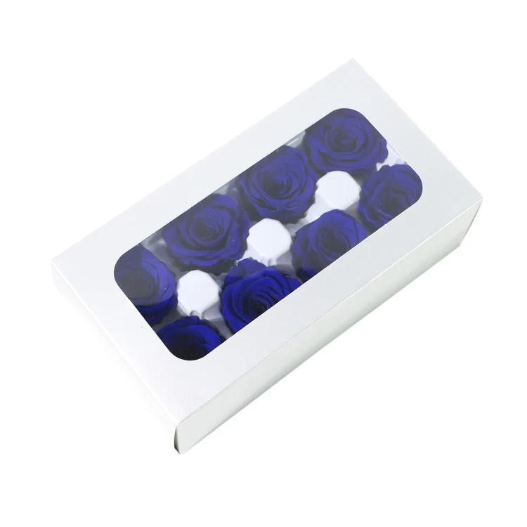 Top Quality preserved rose 4-5 cm blue Roses from Yunnan