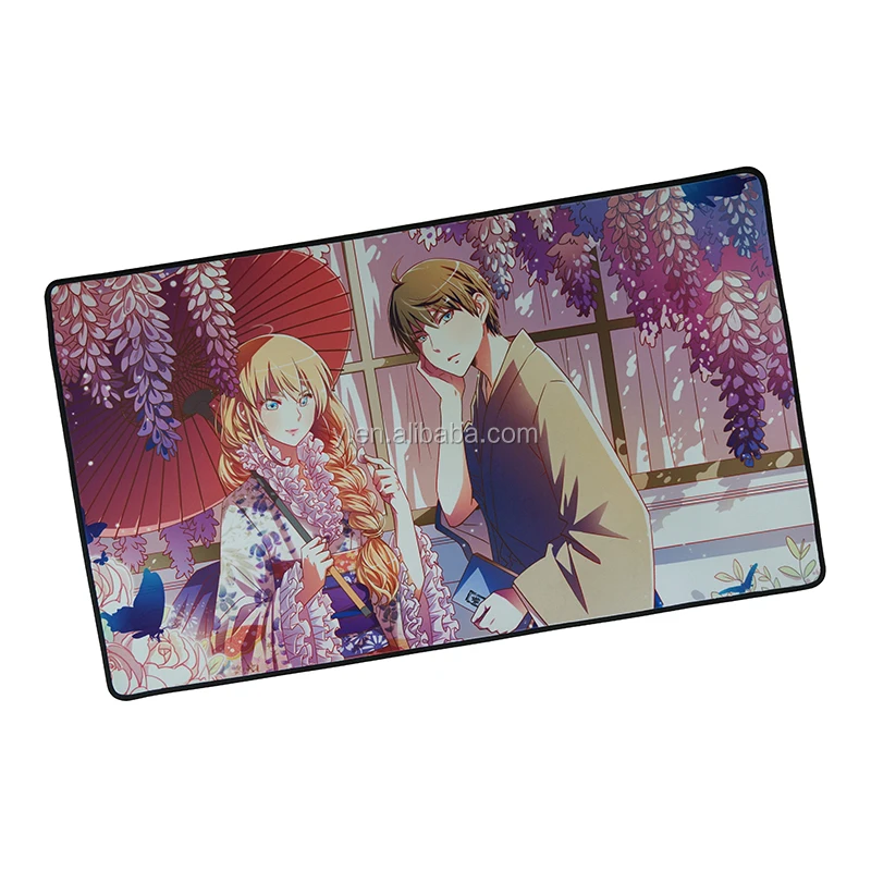 Anime 3d design promotional board game pad custom gamingmouse pad