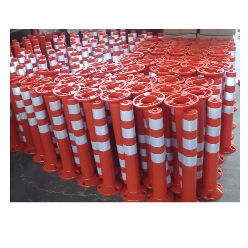 Three-stage flexible traffic road delineator post three-stage elastic column