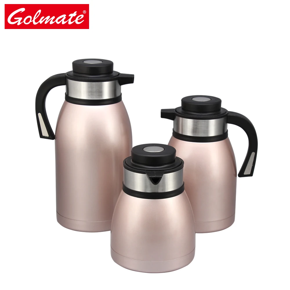 Вакуумная колба, 5 размеров, розовая вакуумная кувшин для воды из нержавеющей стали с двойными стенками