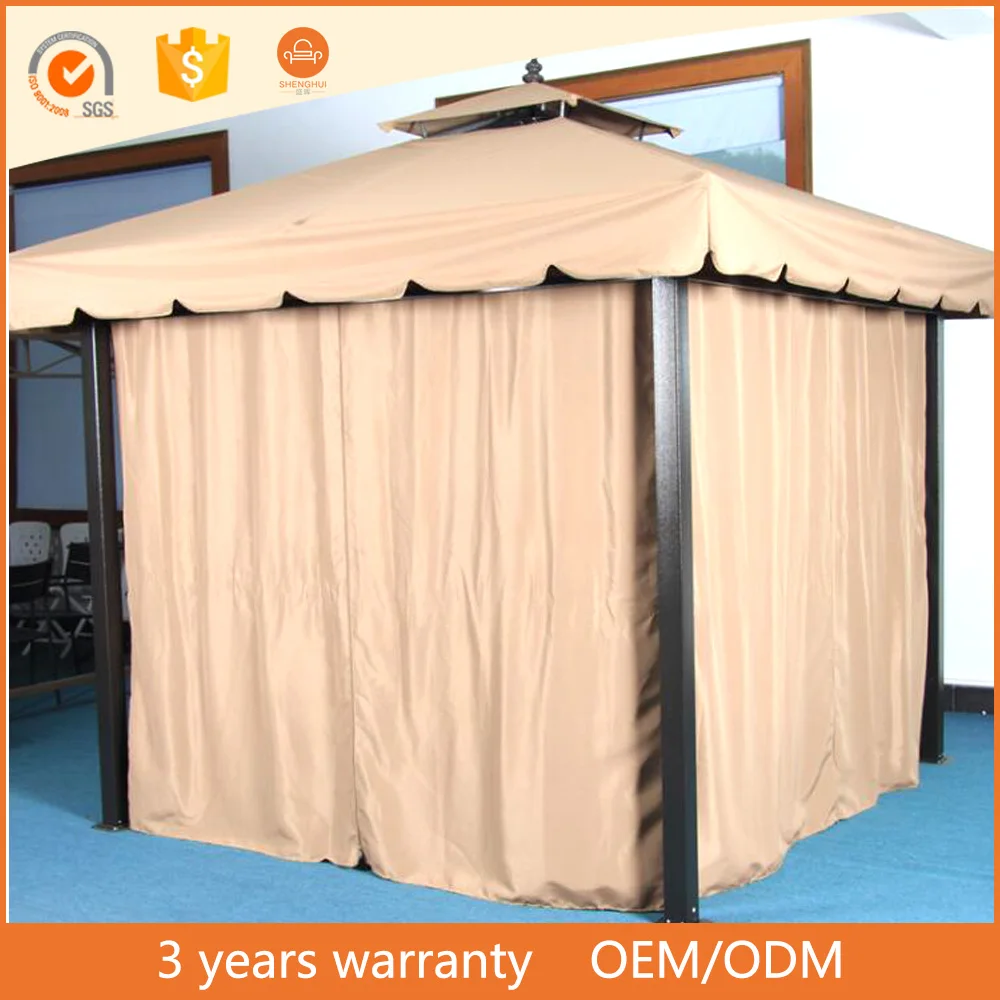 
Outdoor garden sun and rain tent 3*3M double top car umbrella 