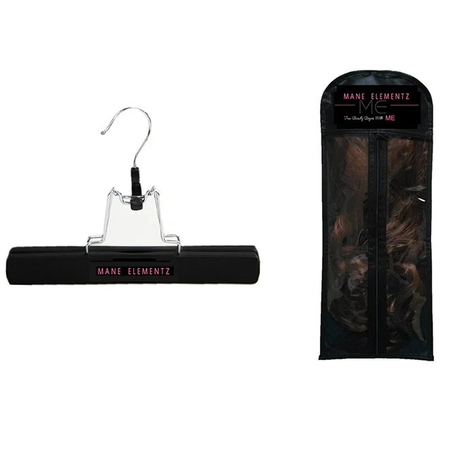 
For Hair Bags Wig Extension Hanger Packaging With Hangers 