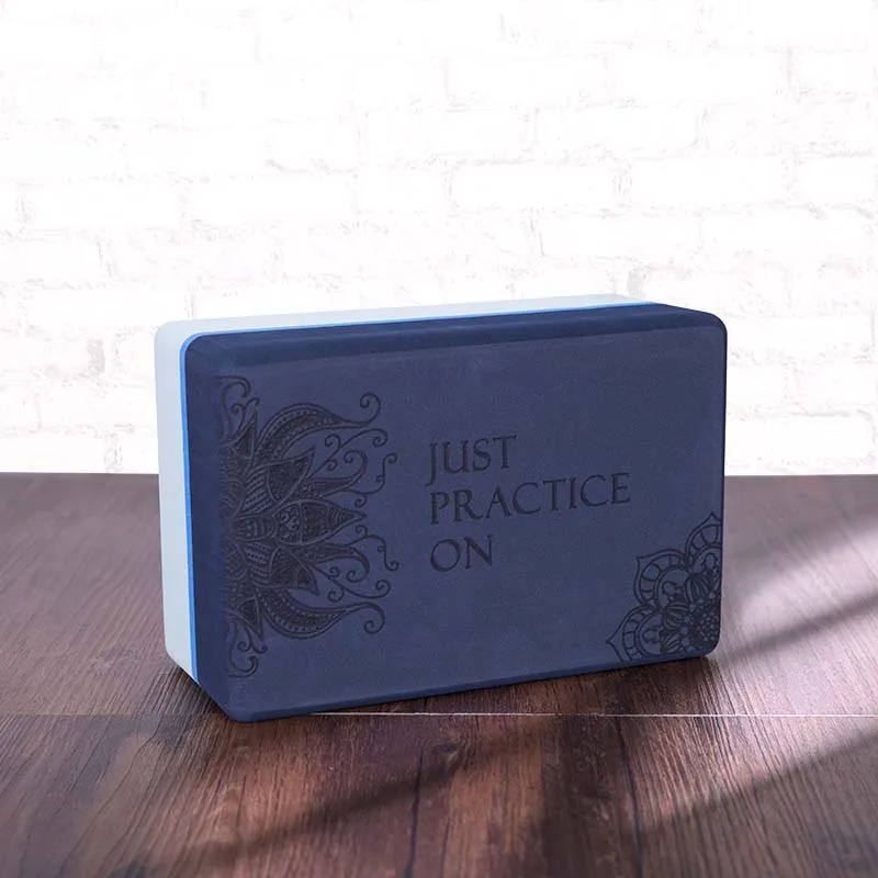 
foam yoga block high density durable custom printed YOGA BRICK eco recycled non toxic 