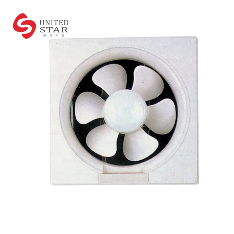 Home Using Plastic Body 3 Blade 12 Inch Wall Mounted Exhaust Fan