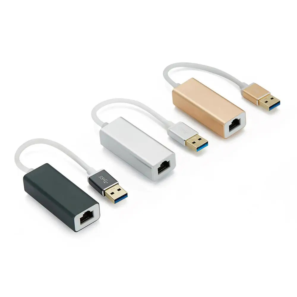 USB 3.0  to  fast ethernet adapter  RTS8153  Gigabit Ethernet RJ45 External Network Card LAN Adapter 10/100/1000Mbps