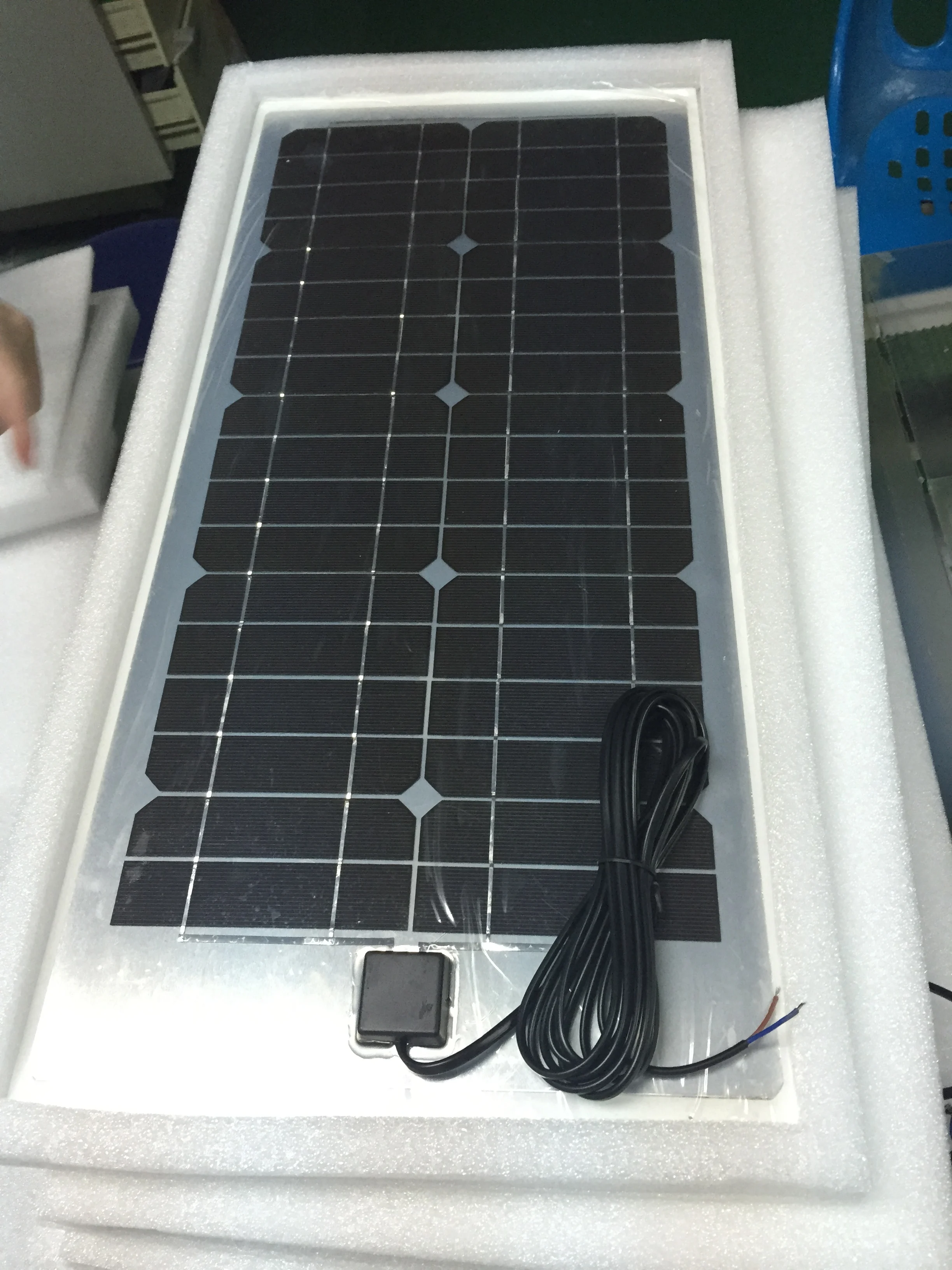 20W Small Semi flexible solar panel waterproof