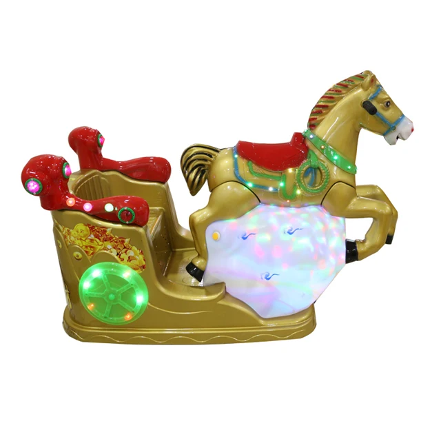 2018 coin operated kiddie ride, 2 seats amusement park car rides, commercial grade amusement park horse ride