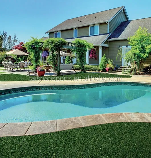 
Landscaping artificial grass for wedding decoration 