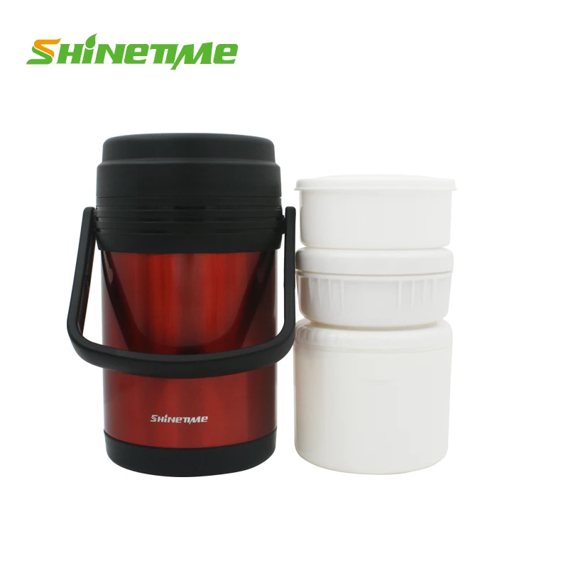 high quality vacuum insulated double wall thermal kids food warmer container stainless steel lunch box