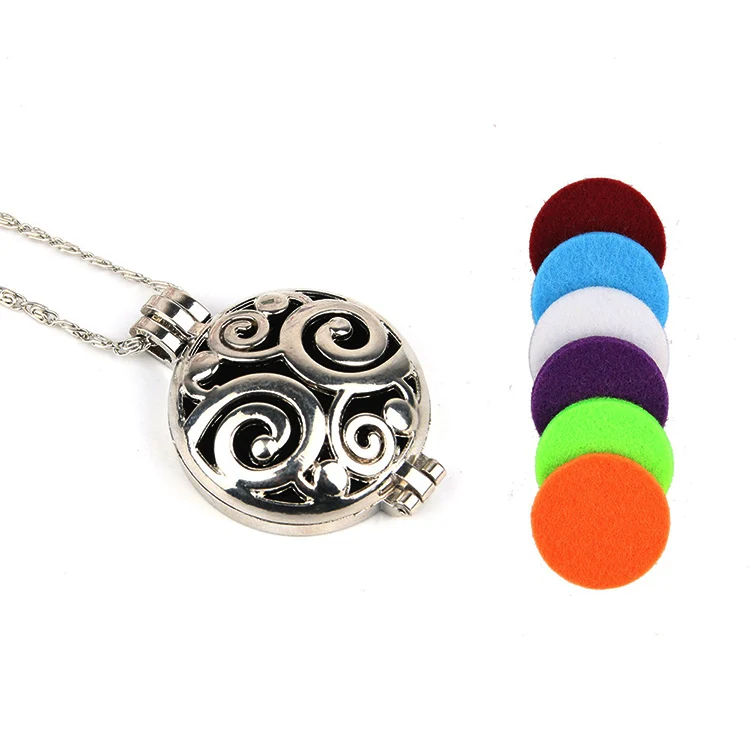 Essential Oil Necklace Diffuser Pendant Aromatic Perfume Locket Necklace