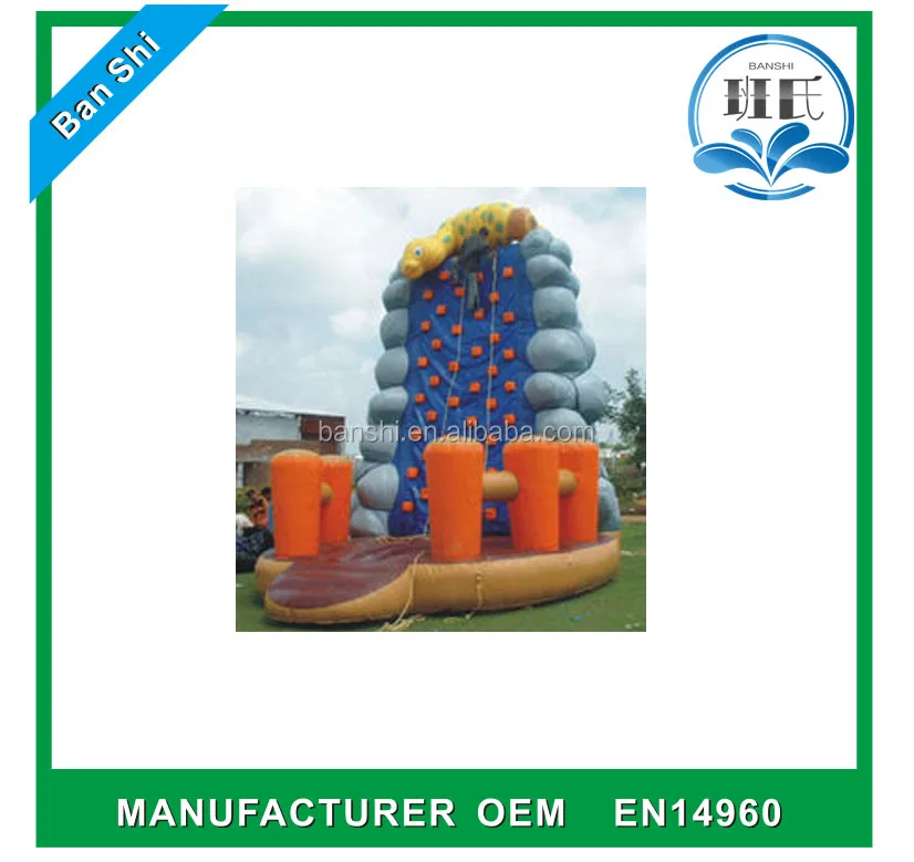 Commercial Popular High quality inflatable climbing wall