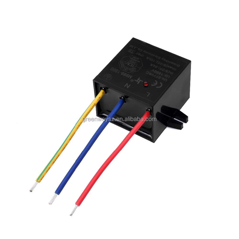 SP1 Series 120 - 277VAC 10kA Surge Protection Device for SSL Outdoor LED Street Lighting SPD