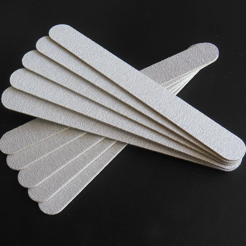 zebra wood nail file wooden emery board 100/180