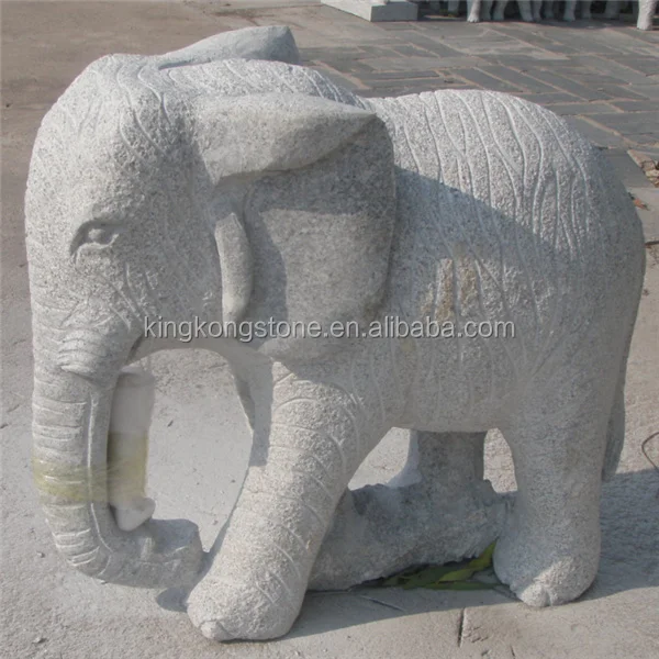 
Factory price elephant stone carving sculpture 