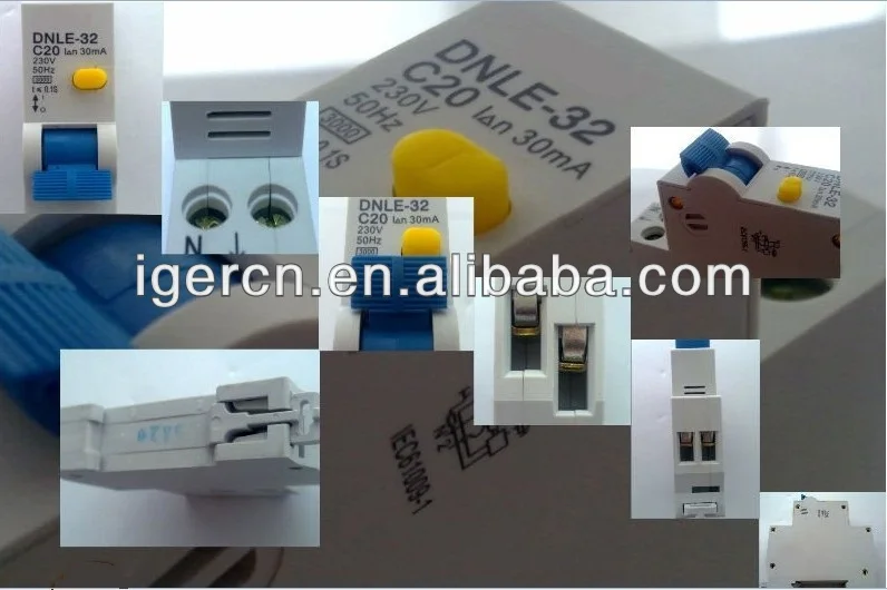 австралии стиль утечки на землю выключателя rcbo dnle- 32