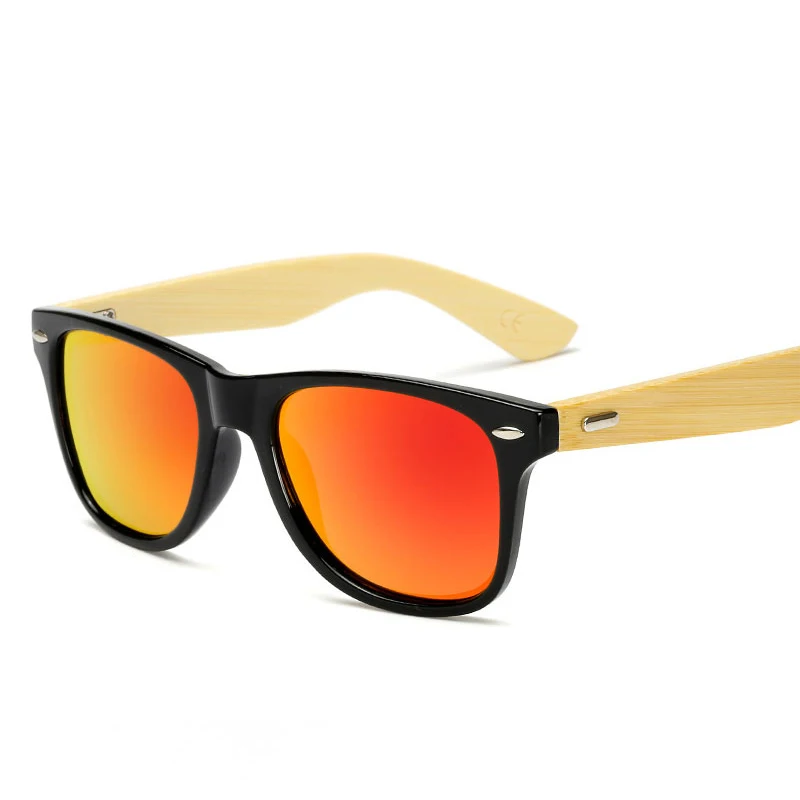 
K1501 2020 new bamboo wooden men sunglasses polarized custom logo unisex vintage clear handmade retro branded fashion sunglasses 
