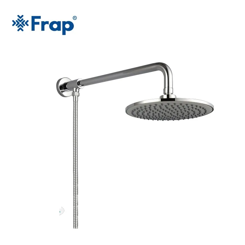 FRAP Лидер продаж 205*205 мм ABS насадка для душа с нержавеющей стали верхней части руки экономии воды тропический душ душевые F2406-1