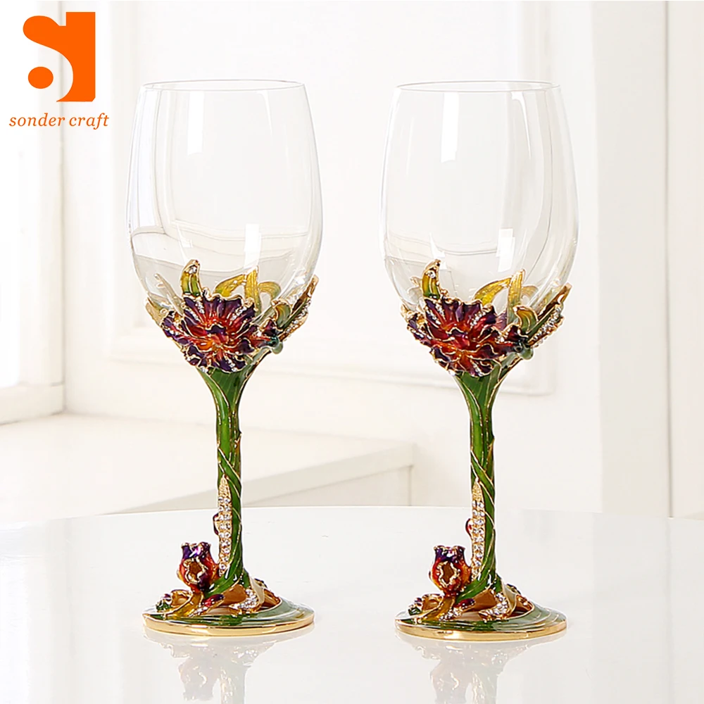 
SONDER New Arrival Crystal Wine Glassware Unique Wine Glass Set 