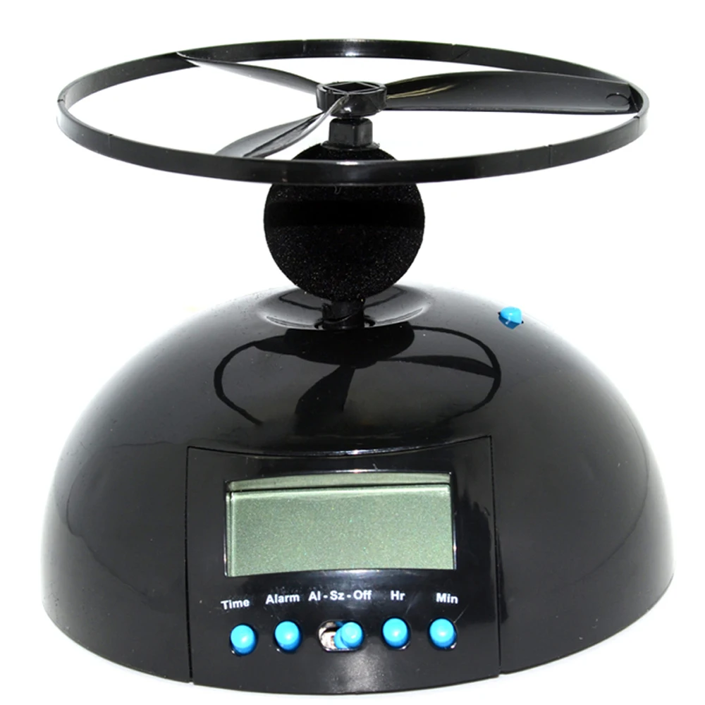 UCHOME 2021 Creative flying alarm clock crazy annoying lazy helicopter led digital clock