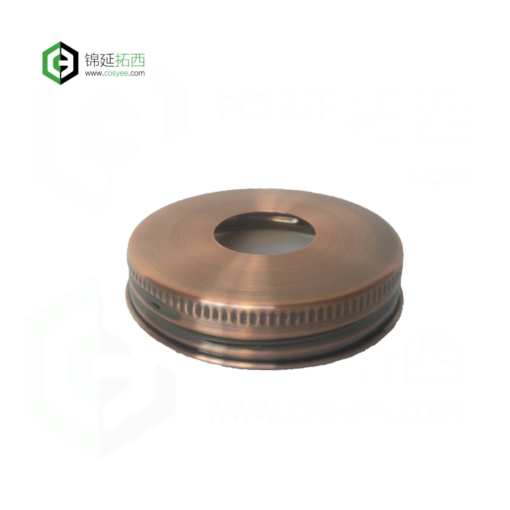 Oil rubbed bronze / ORB finish stainless steel mason jar soap dispenser pump lid