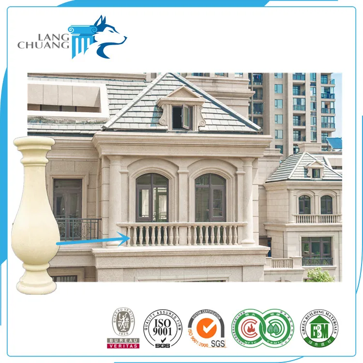 
Building Materials For Home Construction GRC Arch Moulding For Window 